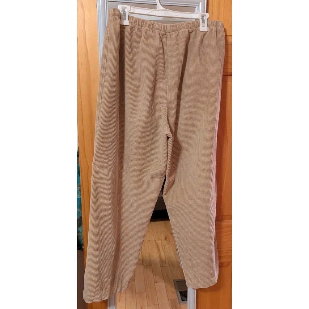 Orvis Jacket Womens 14 Tan Vintage Corduroy Button Front 2PC Set High Waist Pant - Picture 9 of 16